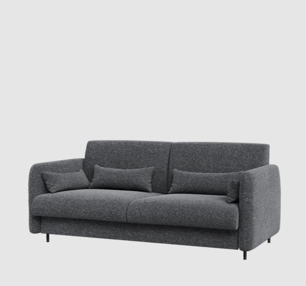 sofa, upholstered sofa, sofa for wall bed, graphite, marmell furniture