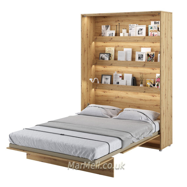 vertical wall bed, fold - down bed, Space Saving bed, Murphy Bed, hidden bed