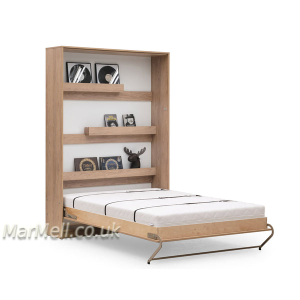 vertical wall bed, murphy bed, hidden bed, space saving bed, folding bed, multifunctional bed