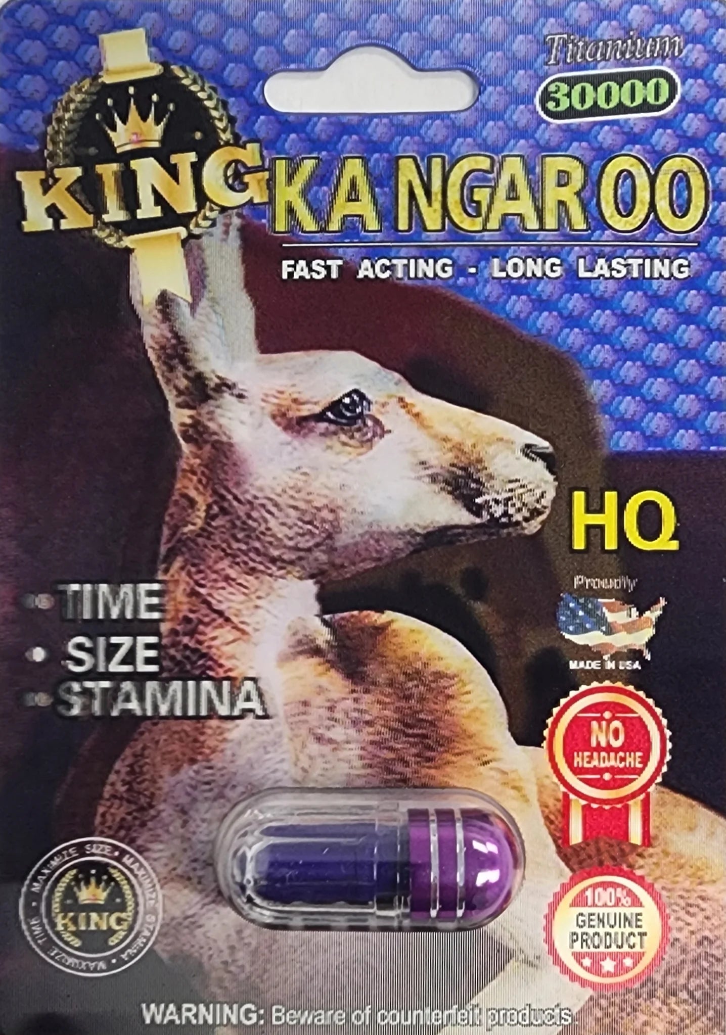 Kangaroo 30000 1 Capsule $2.99 EA