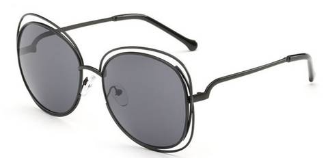 queen b sunglasses in black