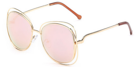 queen b sunglasses in rose