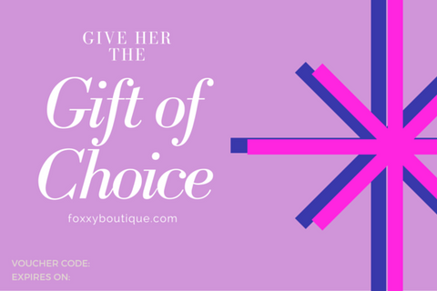 Foxxy Boutique Gift Certificates