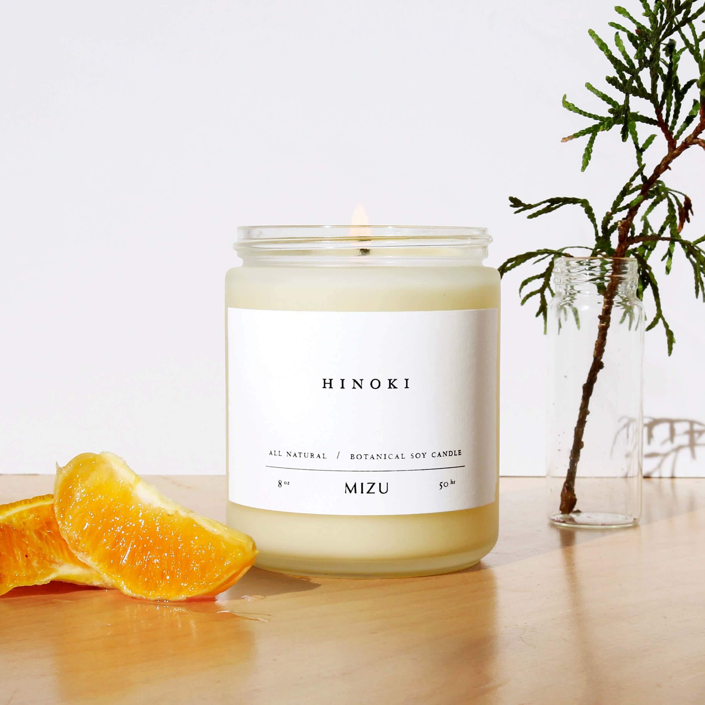 SECONDS SALE:  Hinoki Essential Oil Candle