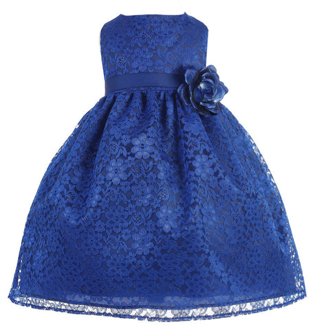 royal blue baby girl outfit