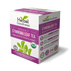 Gymnema Sylvestre Leaf Tea - Organic 24/2g - Sugar Regulator - Herbal Goodness