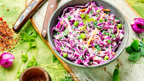 Easy Red Cabbage Slaw