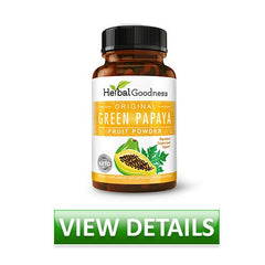 green papaya capsules herbal goodness