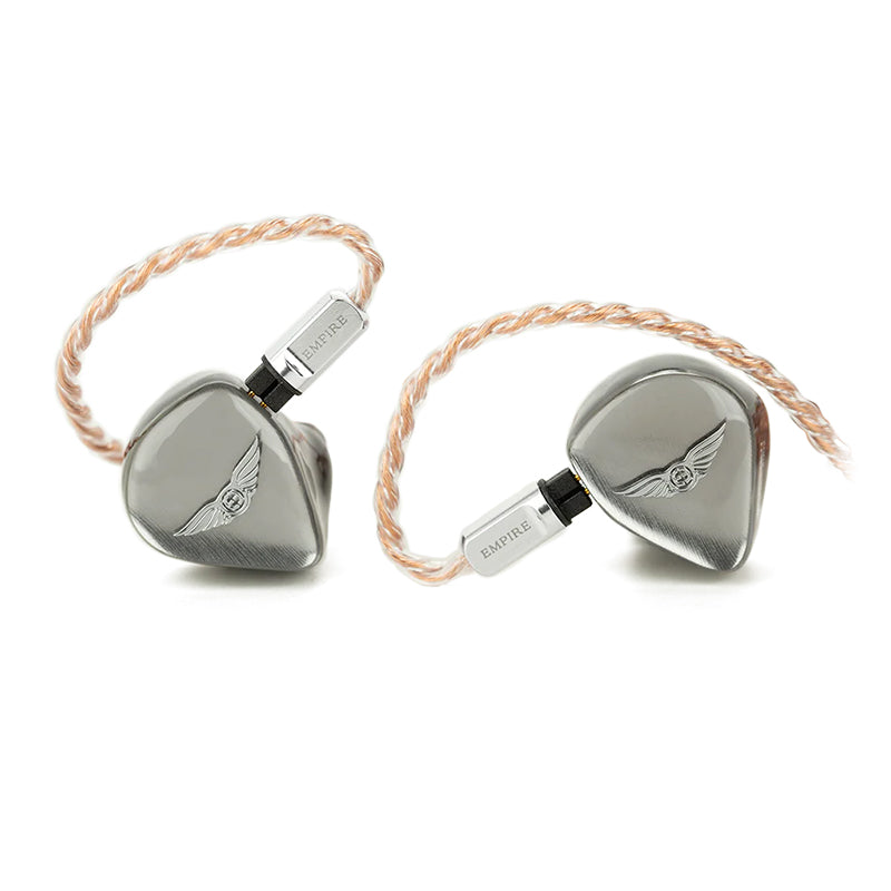 Empire Ears ESR MKII iem front view with cables