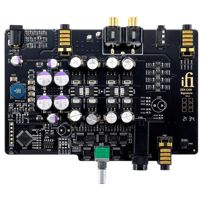 ifi audio zen can signature desktop headphone amplifier black circuit board view