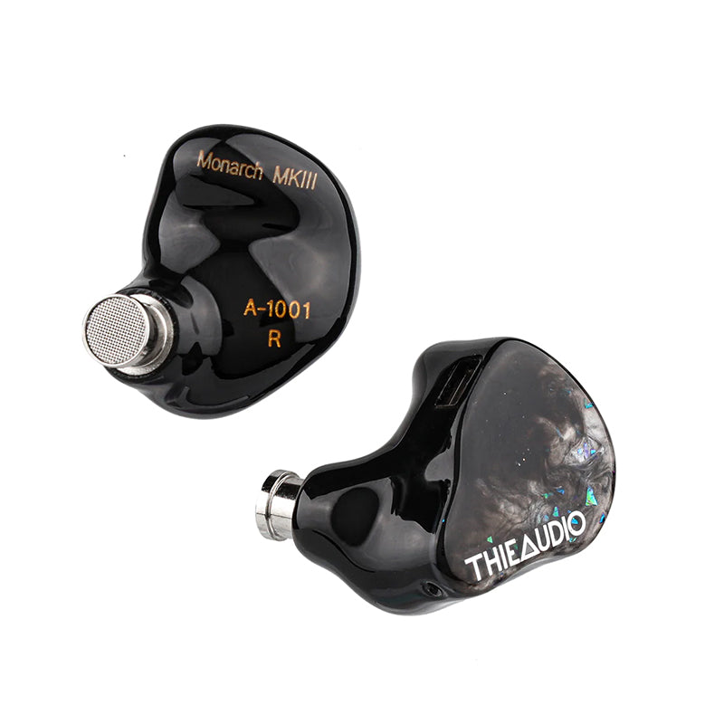 THIEAUDIO Monarch MKIII IEM front and rear view with stamp