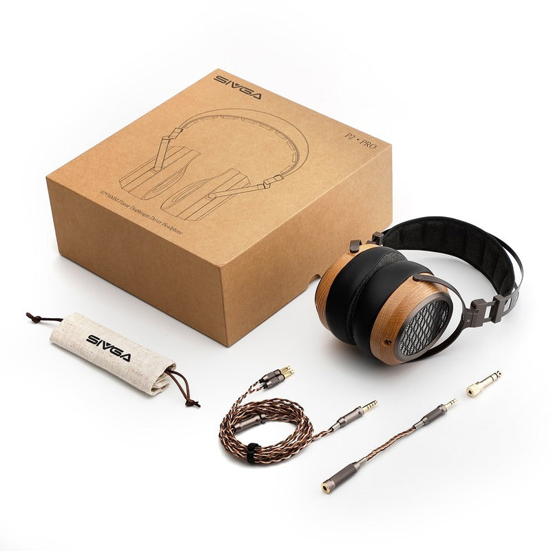 sivga p2 pro headphone box and accessories