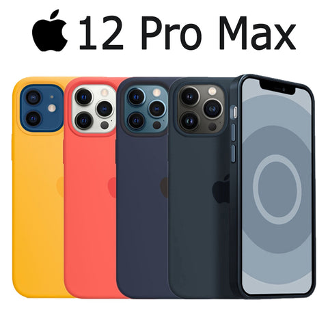 apple silicone Back Cover case for iPhone 12 Pro Max