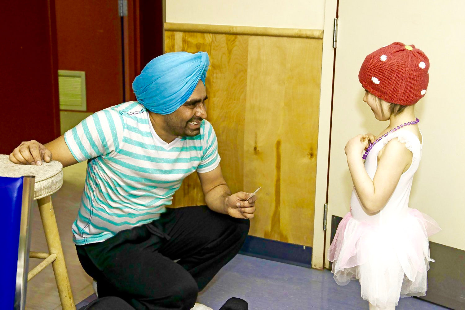 In 2013, while Gurdeep was teaching Bhangra dance lessons in the Francophone building in Whitehorse, a student offered Gurdeep a token of thanks.
