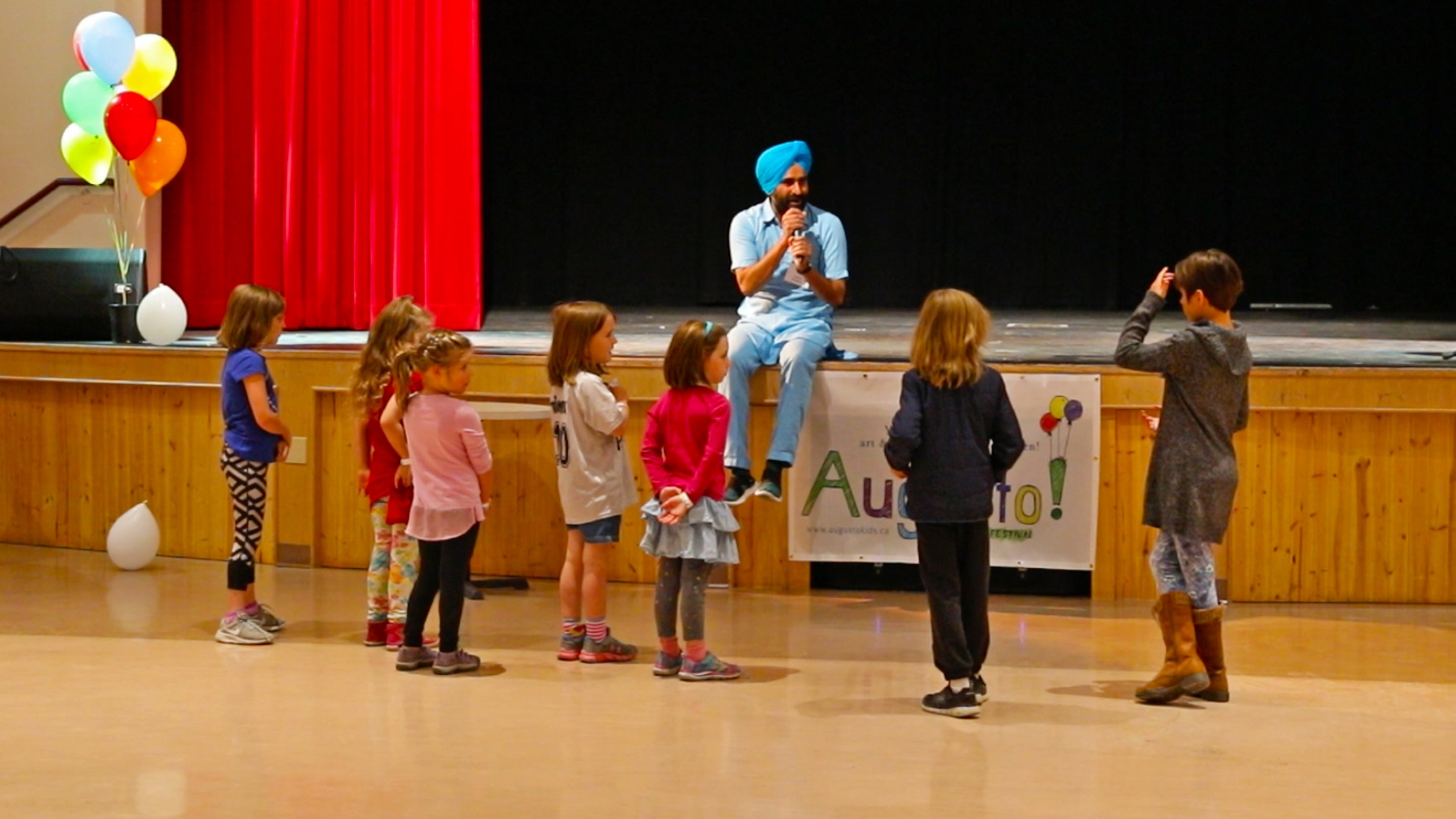 Gurdeep teaching in Haines Junction, Yukon