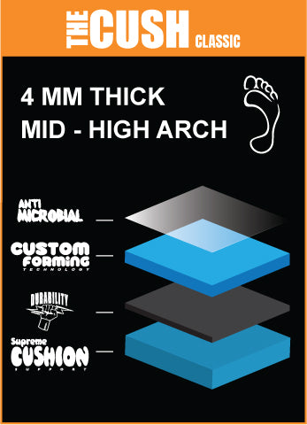 Cush Classic Mid to High Arch Insoles