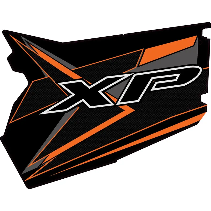 Trail Armor GenX Slide On Four Door Graphics Kit - 2014 RZR 4 XP 1000 Titanium Matte Black