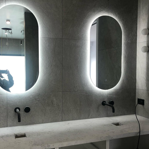 Pixie Oval LED Backlit Wall Mirror