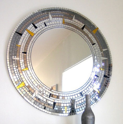 Eternal Gold Mosaic Wall Mirror