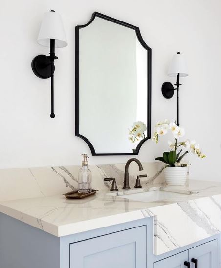 Friella Black Wall Mirror