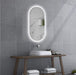 Ablaze Luminous Oval Backlit LED Bathroom Mirror — SHINE MIRRORS AUSTRALIA