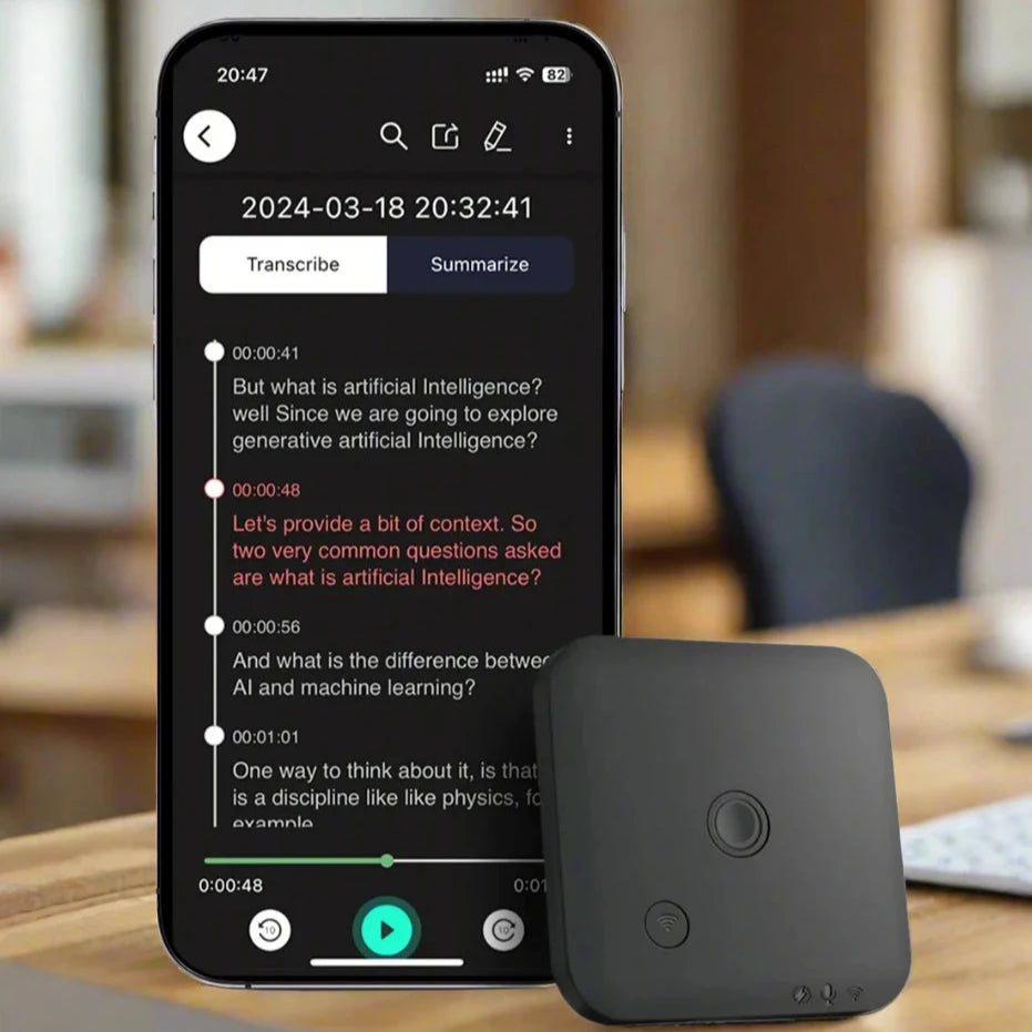 AI Voice Recorder with Transcription