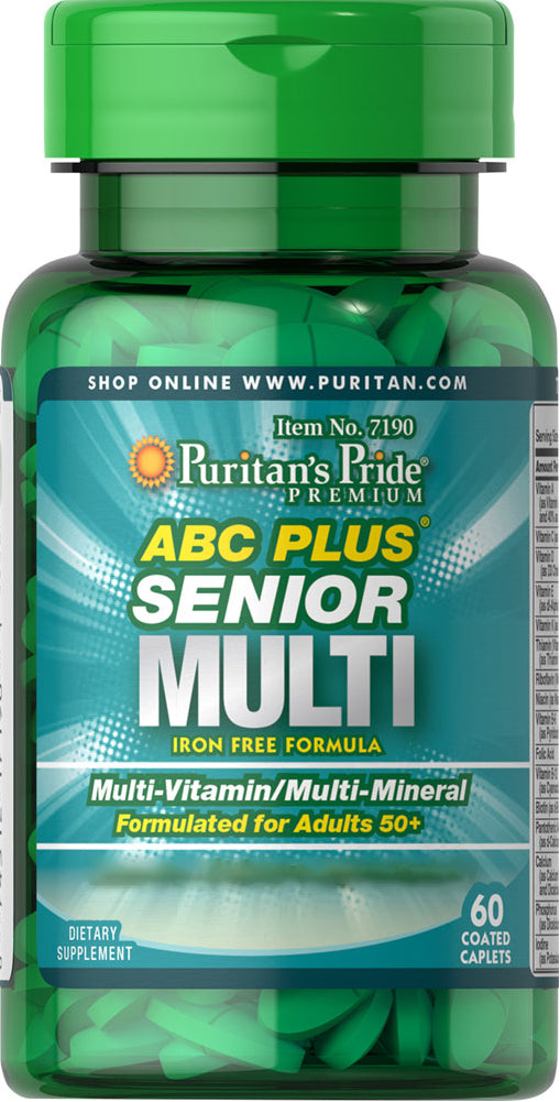 Puritan's Pride ABC Plus® Senior Multivitamin MultiMineral Formula 60