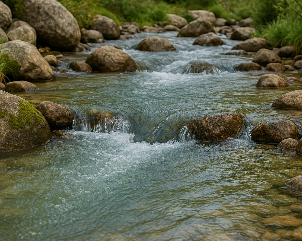 Source d'eau au magnésium