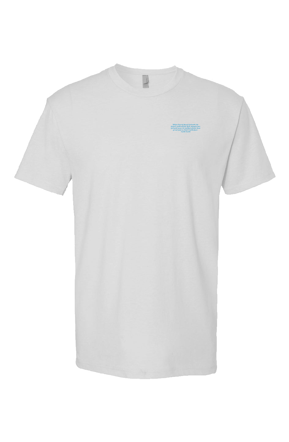 David vs Goliath Tee Blue