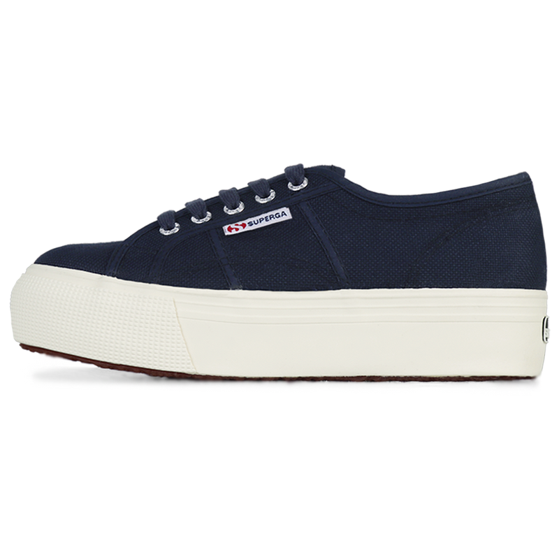 superga platform con scritta