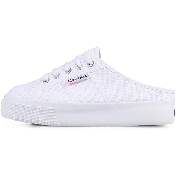 superga flatform white