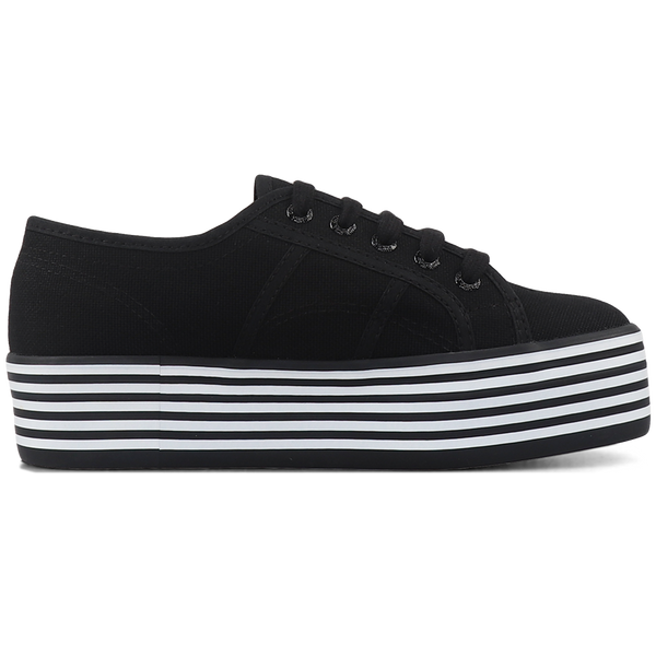 black superga platform