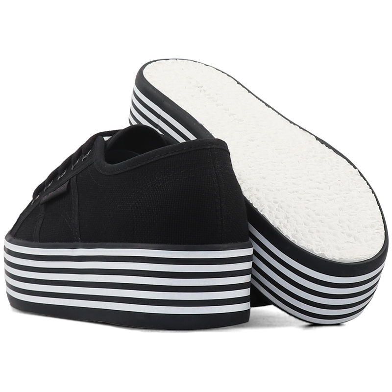 black superga platform