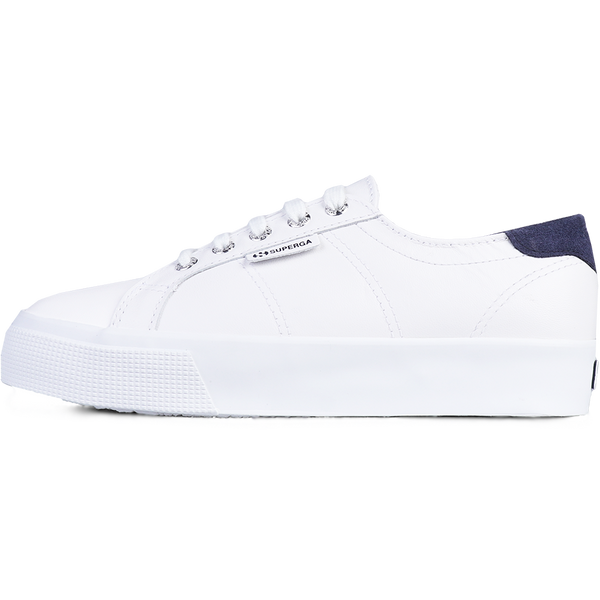 Superga 2730 Nappa Suede White Blue 