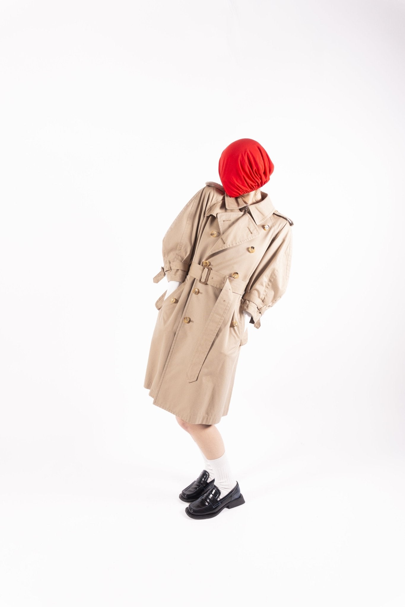 image of COMME DES GARÇONS F/W 2016 DOUBLE-BREASTED TRENCH COAT (S)