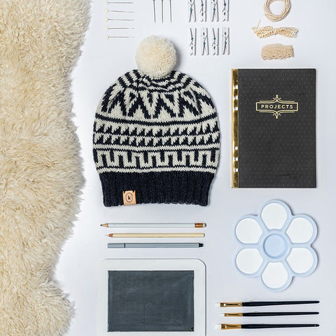 Kelbourne Woolens Kits Year of Gifts Kit - January Snowdrop Hat