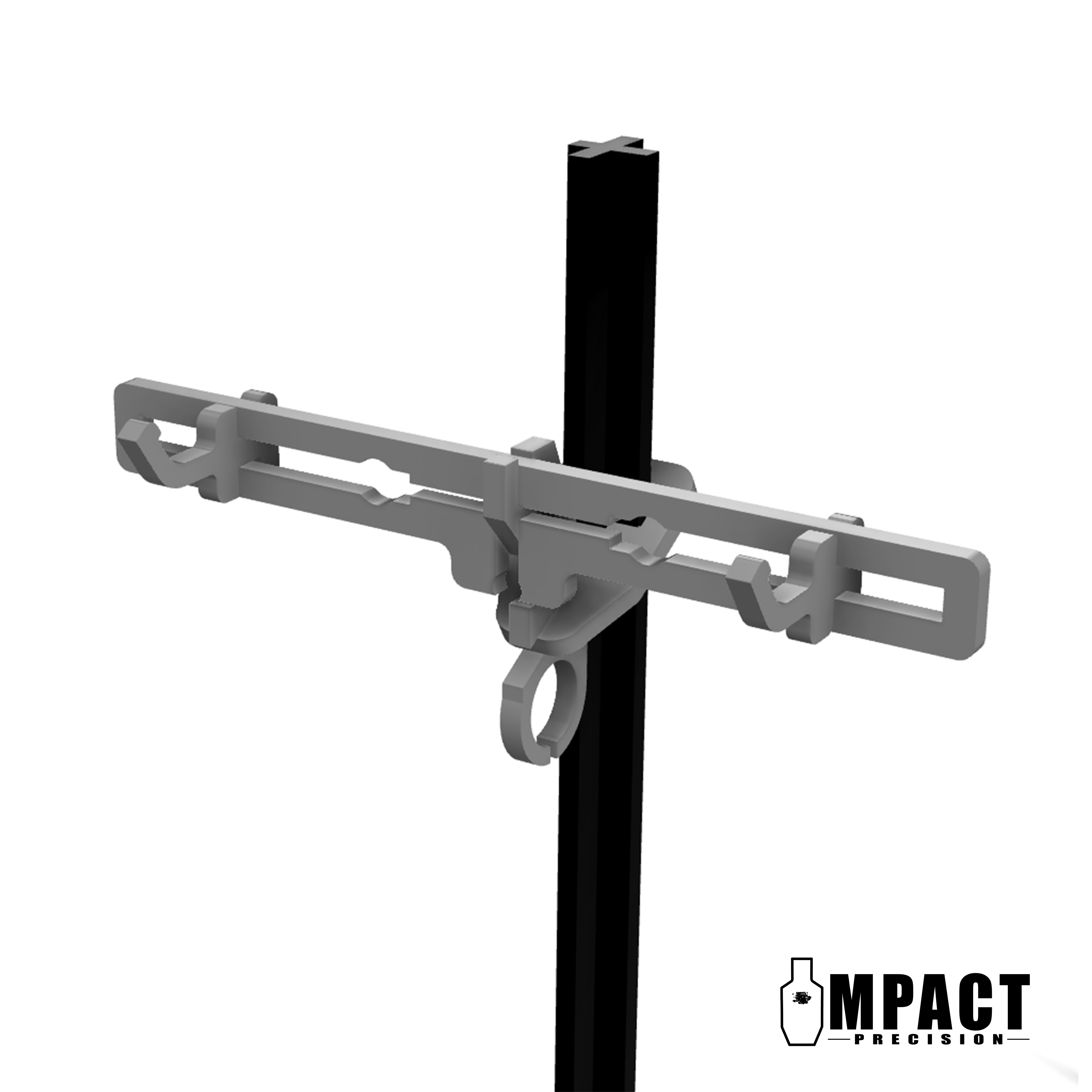 AR500 Dual Adj. T-Post Target Hanger