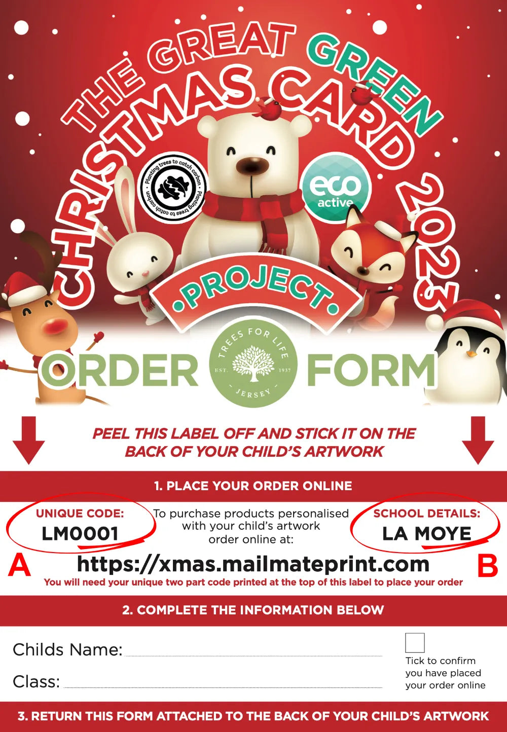 Mailmate Christmas Project Form