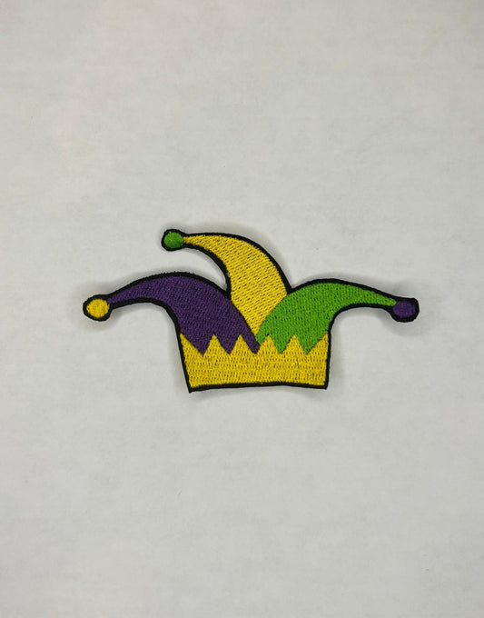 Mardi Gras Embroidered Patch — Iron On