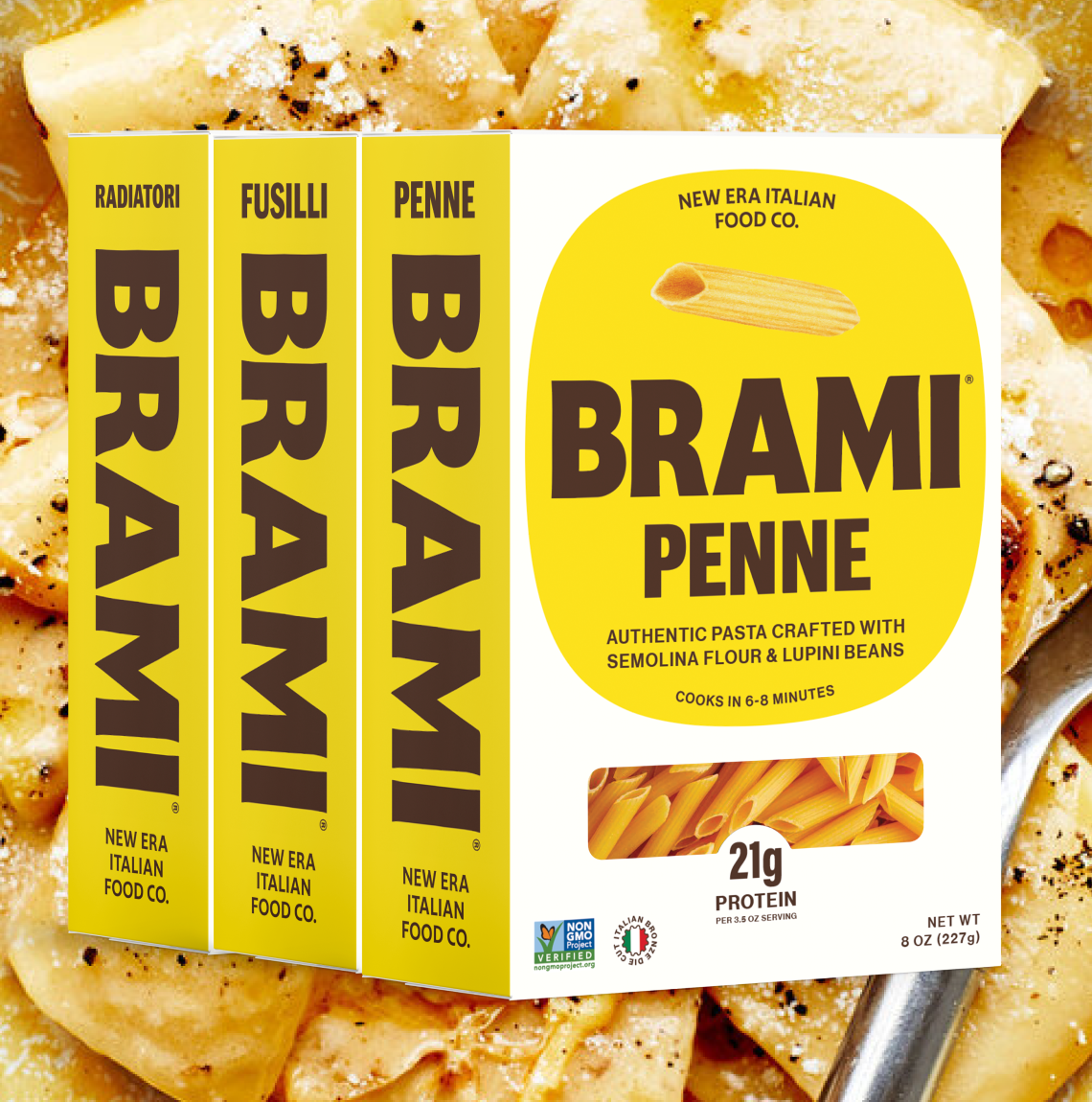 Lupini Bean Pasta Variety [TEST] - BRAMI Snacks product image