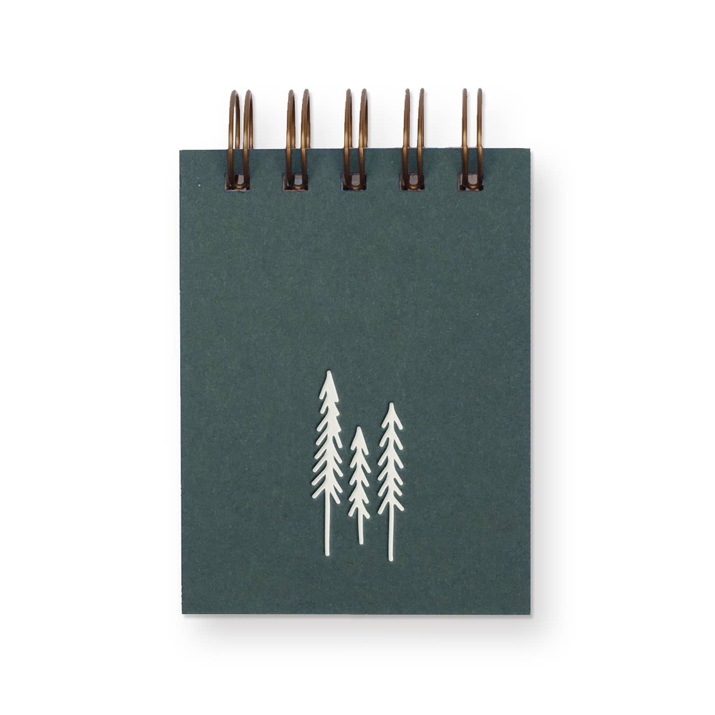 Ruff House Print Shop - Evergreen Trees Mini Jotter