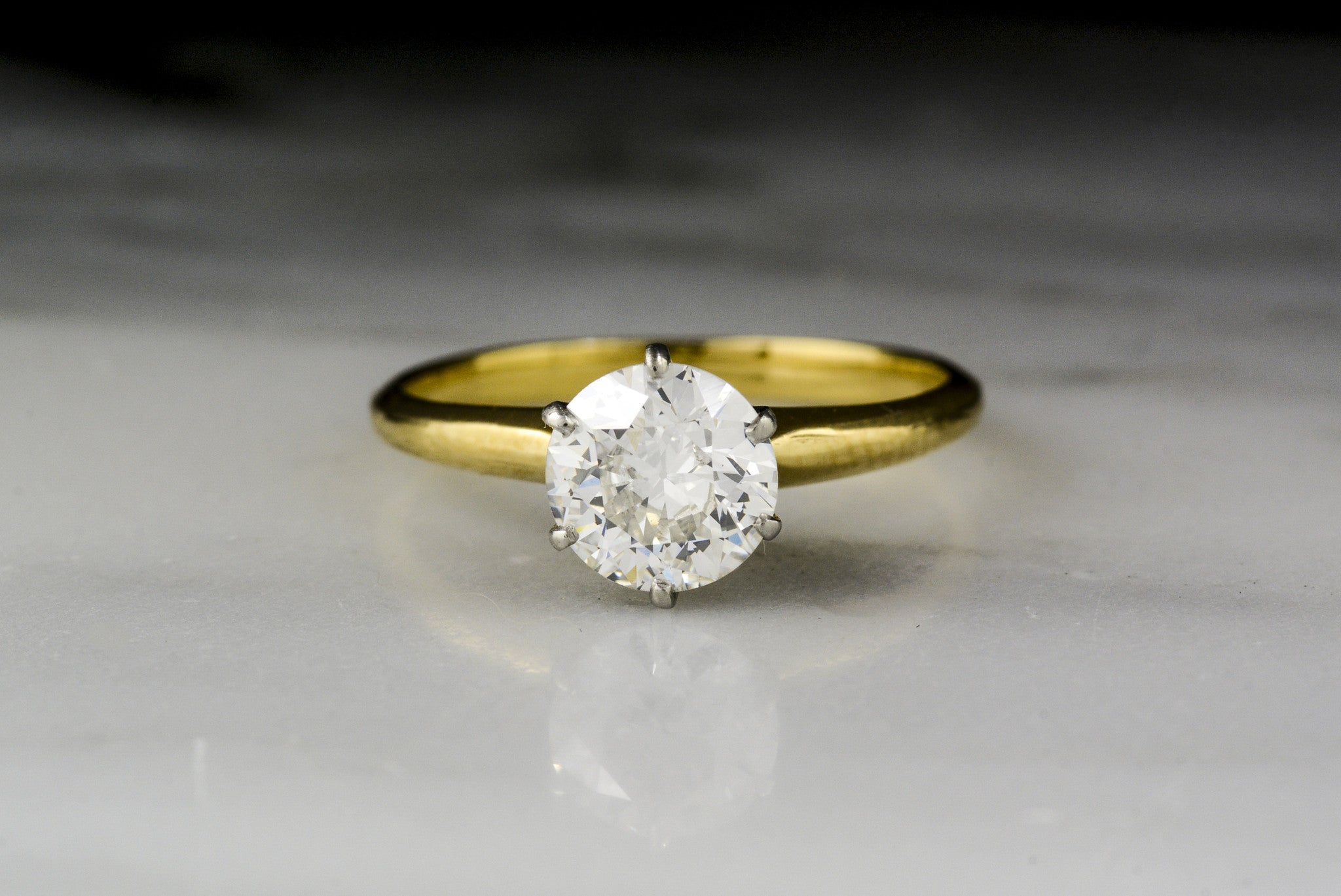 vintage tiffany solitaire engagement ring