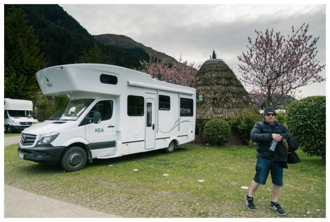 Our spot at Creeksyde Camping Ground 