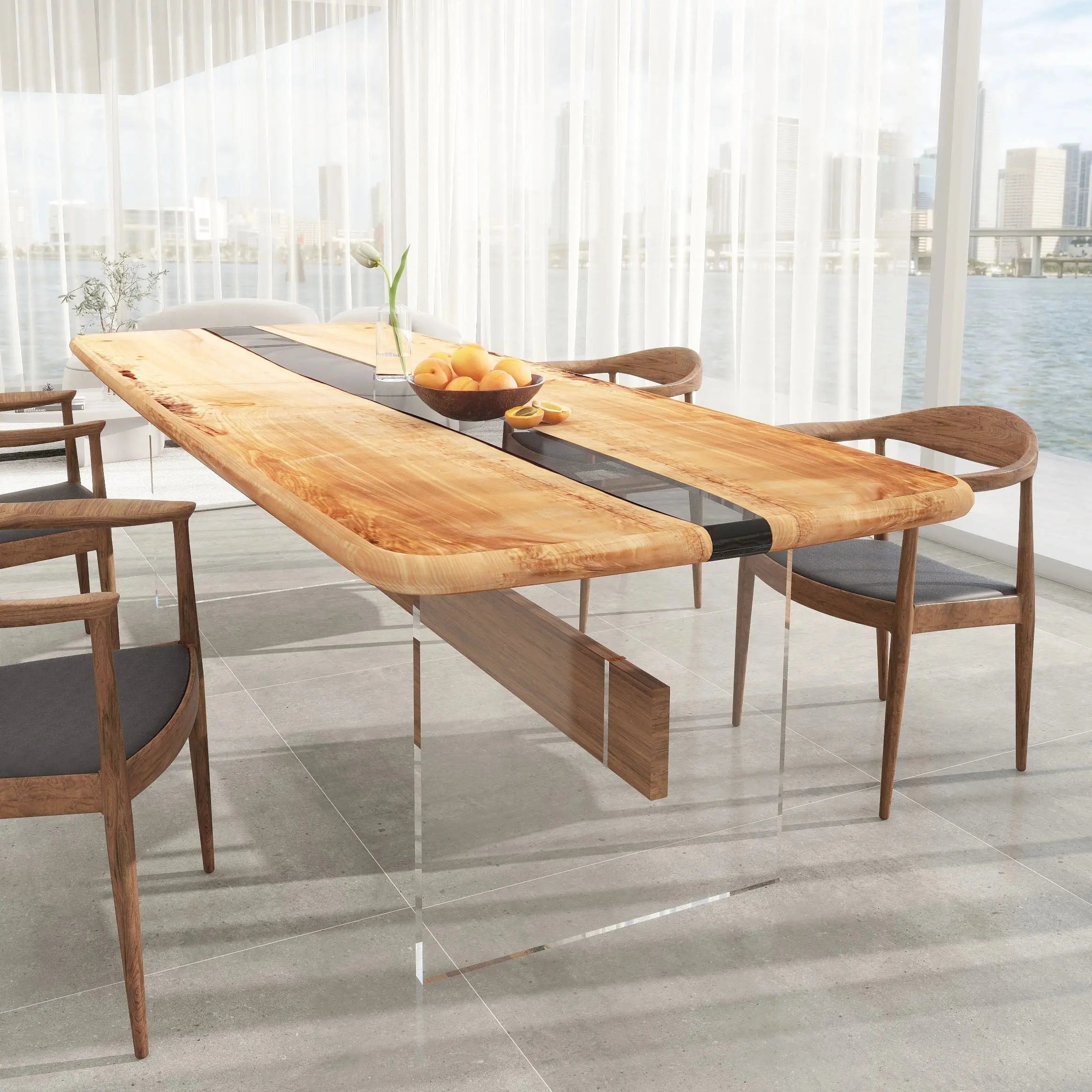 Design Your Bespoke Skybar Epoxy Dining Table - Custom Made - Holzsch