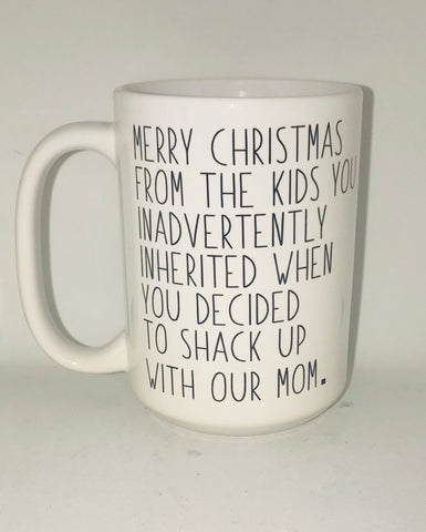 Step Dad Merry Christmas Coffee Mug 