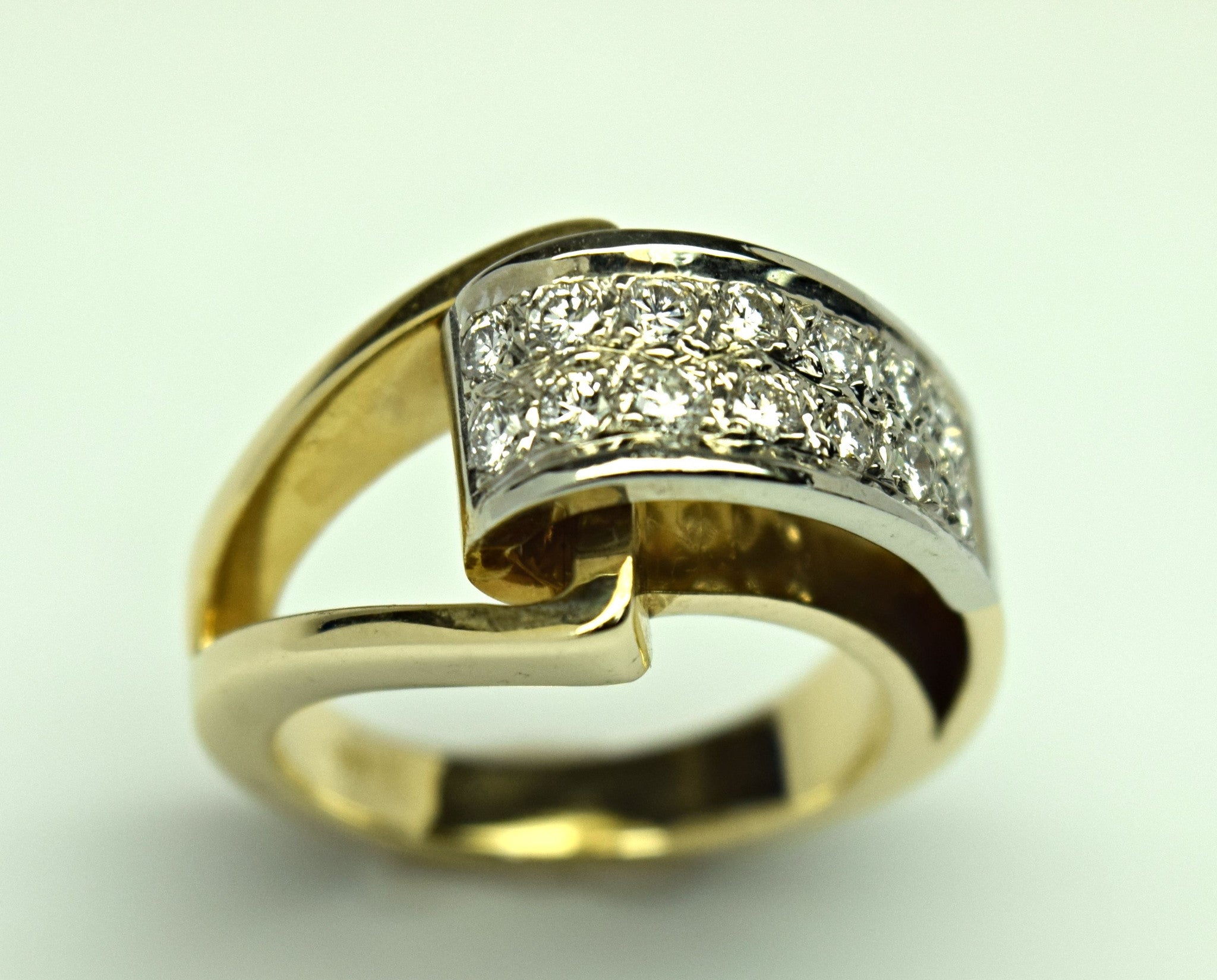 Two-tone Diamond Ring