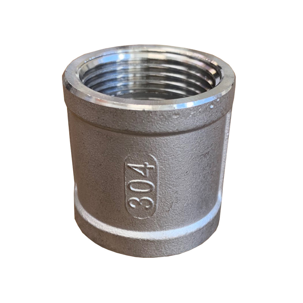 1 304 Stainless Steel Straight Coupling Class 150 Npt 8954