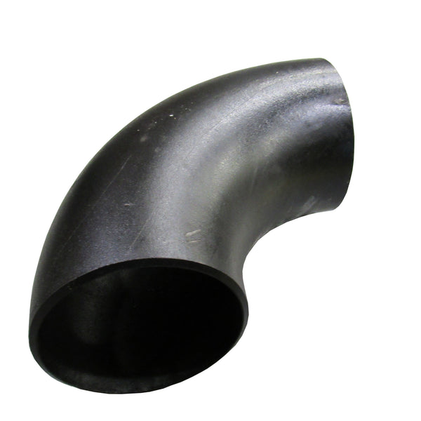 6 Black Steel Sch 40 90 Degree Elbow Long Radius Butt Weld 4087