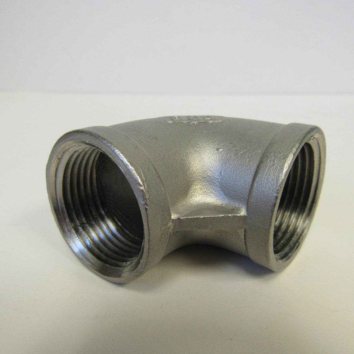 2 12 Stainless Steel 90 Degree Elbow Class 150 Npt Thread