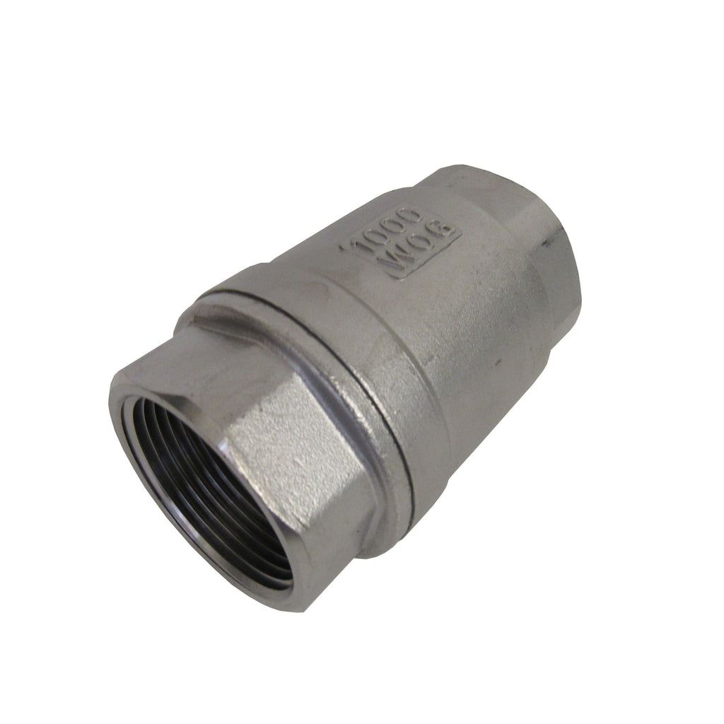 1/2 Inch 304 Stainless Steel Spring Check Valve, 1000 WOG – PRM Filtration